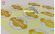 Printed Gold Foil Self-adhesive Label Stickers