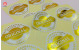 Printed Gold Foil Self-adhesive Label Stickers