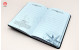 Silver Foil Stamped Branded Notebook Printing - Hardcover Leather Cover Journal Customization
