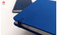 Silver Foil Stamped Branded Notebook Printing - Hardcover Leather Cover Journal Customization