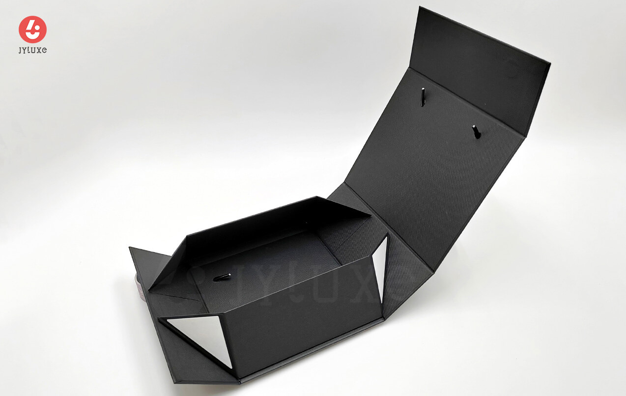 Boîte Rigide Pliable avec Poignée Ruban - Usine Chinoise d'Emballage OEM Personnalisation