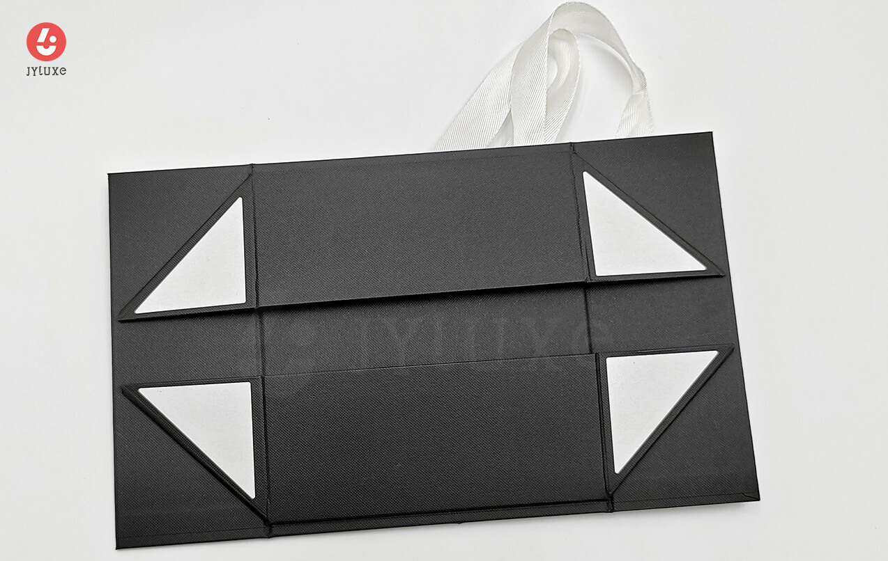 Boîte Rigide Pliable avec Poignée Ruban - Usine Chinoise d'Emballage OEM Personnalisation