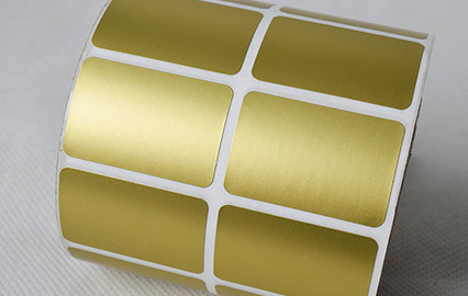 Printed Gold Foil Self-adhesive Label Stickers
