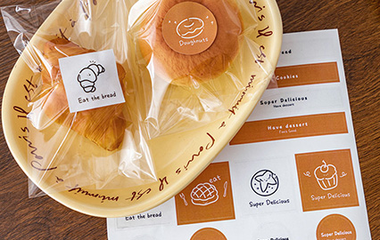Bakery Packaging Labels - Cake Stickers