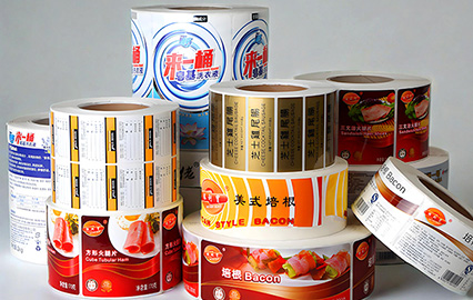 カスタム食品包装使用ラベル