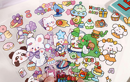 Anime Character Label Stickers
