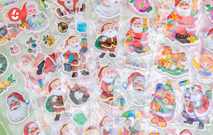 Bulk Printed Christmas Stickers