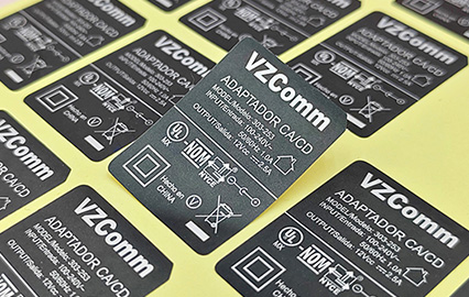 各種電子製品ラベルのカスタム製作