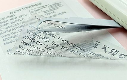 Household Appliance Label Stickers