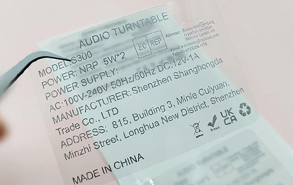 Household Appliance Label Stickers