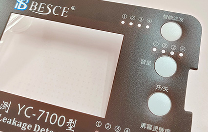 精密ダイカット医療機器制御パネルフィルムカスタム