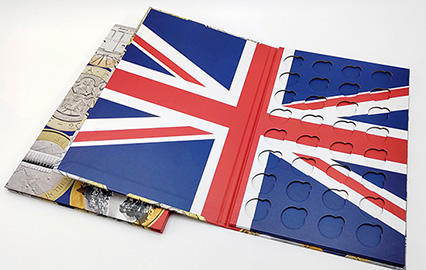 Coin Photo Album - Hardcover Folder