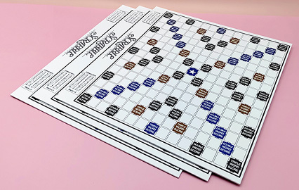 紙製卓上ボードゲーム