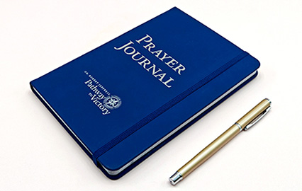 Silver Foil Stamped Branded Notebook Printing - Hardcover Leather Cover Journal Customization