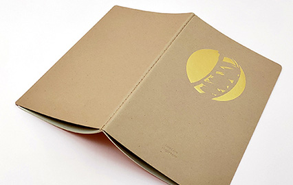 Kraft Paper Cover Sewn Binding Notebook & Minimalist Journal Customization