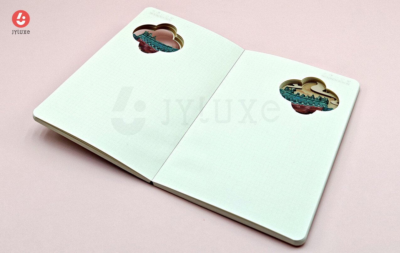 Cutout 3D Journal Printing & Full Color Custom Notebook