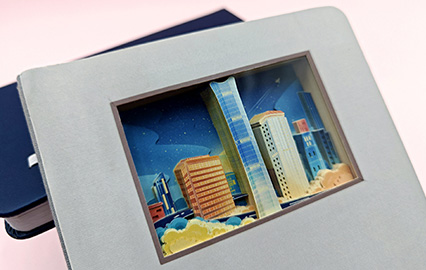 Creative Die-Cut Hollow Notebook & Personalized Journal Printing