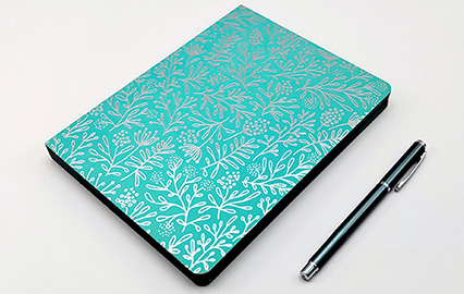 Creative Design Branded Journals - Custom Silver-Edged Notebooks