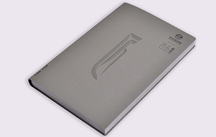 Soft Leather Cover Notebook Printing - Corporate Gift Notebook Set Customization