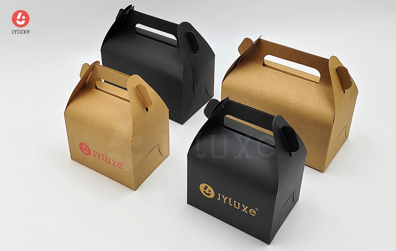 Kraft Paper Box with Handle - Takeaway Food Packaging